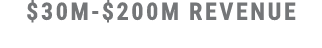 $30M $200M Revenue