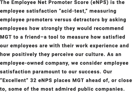 The Employee Net Promoter Score (eNPS) is the employee satisfaction “acid test,” measuring employee promoters versus ...
