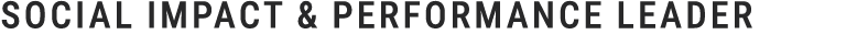 Social Impact & Performance Leader