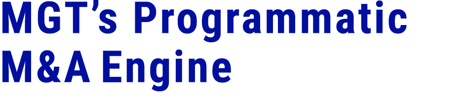 MGT’s Programmatic M&A Engine