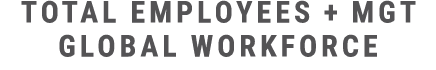 Total Employees + MGT Global Workforce