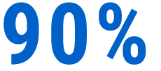 90%