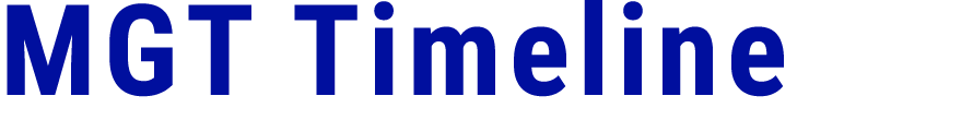 MGT Timeline